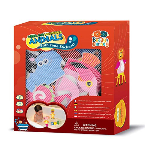 Barney  and  Buddy BA011 Weird and Wonderful Animals Bath Stickers
