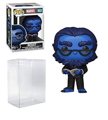 Beast X-Men 20th Anniversary 643 Marvel Pop Vinyl Figure Includes Compatible EcoTek Pop Box Protector Case