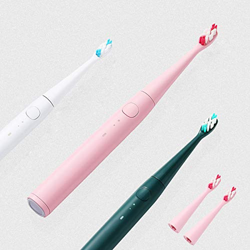 7AM2M Sonic Electric Toothbrush with 2 Brush Heads for Adults and Kids Wireless Fast Charge One for 30 Days2 Modes with 2 Minutes Build in Smart Timer Waterproof Powerful Electric Toothbrushes 7AM2M Sonic Electric Toothbrush with 2 Brush Heads for Adults and Kids Wireless Fast Charge One for 30 Days2 Modes with 2 Minutes Build in Smart Timer Waterproof Powerful Electric Toothbrushes