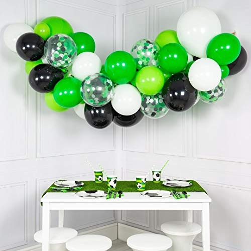 70pcs Football Theme DIY Balloon Garland Kit with Green White Black Giant Balloon Arch Green Theme Party Decor Perfect for Football Party Prop 70pcs Football Theme DIY Balloon Garland Kit with Green White Black Giant Balloon Arch Green Theme Party Decor Perfect for Football Party Prop