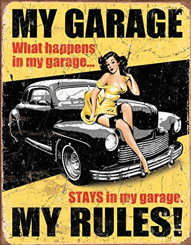 Poster Discount Legends - My Garage Tin Sign 16" X 12.5", 12x16