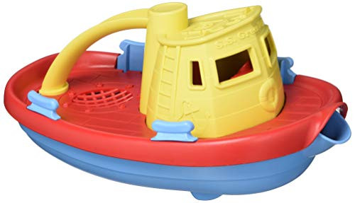 Green Toys Tug Boat - Yellow Top Closed Box