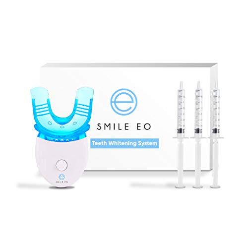 Smile EO Teeth Whitening Kit With LED Blue Light Accelerator Whitening Gel Syringes Teeth Whitening Tray