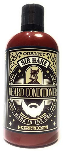 Beard Conditioner and Moisturizing Wash by Sir Hare  Natural Facial Hair Products- Infused with Vitamin E and Vitamin B for Shine and Deep Conditioning 3_4 oz Bottle