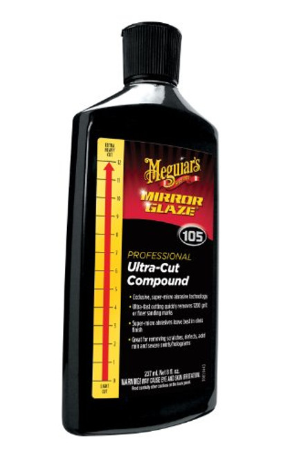 Meguiar's M105 Mirror Glaze Ultra-Cut Compound - 8 oz. Meguiar's M105 Mirror Glaze Ultra-Cut Compound - 8 oz.