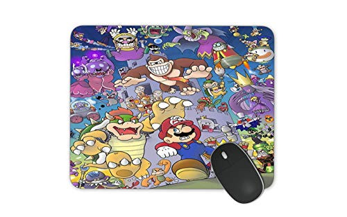 JNKPOAI Cute Super Mario Print Mouse Pad Personalized Design of Office Game Mouse Pad Cartoon Mouse Pad with Clear Design Super Mario5