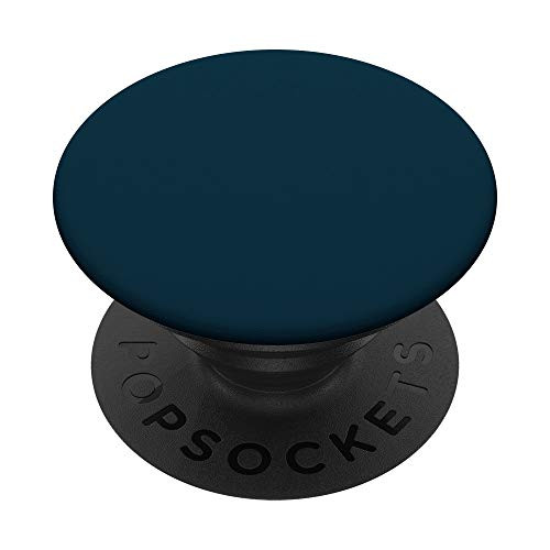 Plain Pacific Blue - Simple Stylish Solid Color Match PopSockets PopGrip Swappable Grip for Phones  and  Tablets
