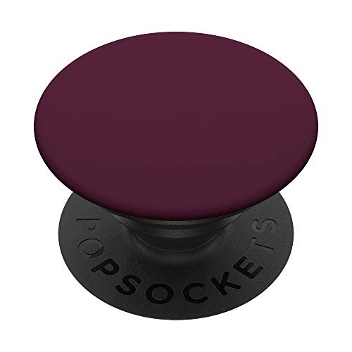 Black Pink Solid Simple Plain HEX  57233A PopSockets Grip and Stand for Phones and Tablets