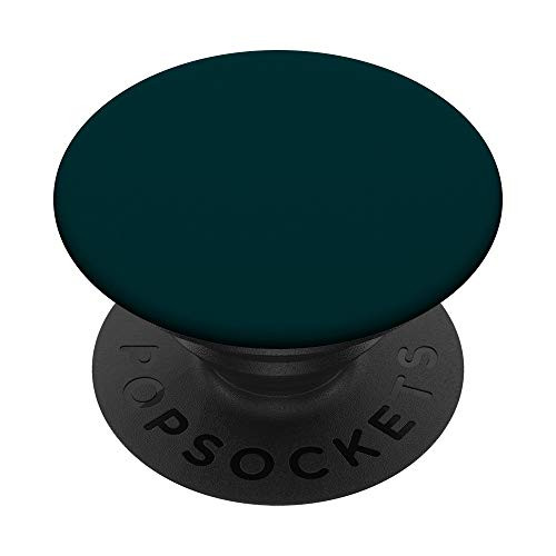 Dark Blue Solid Simple Plain HEX  002C2F PopSockets Grip and Stand for Phones and Tablets