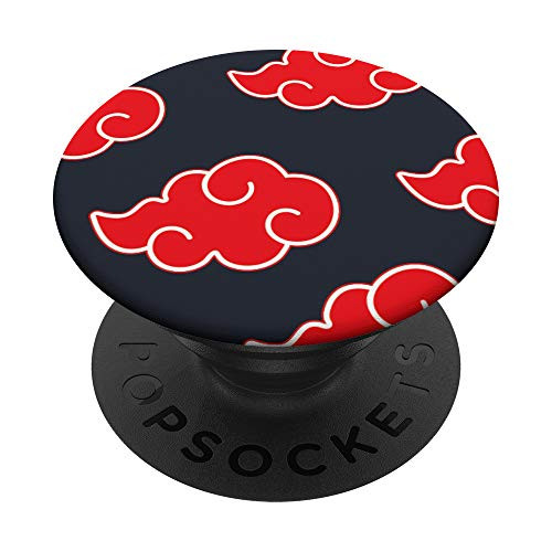 Anime Red Cloud Pattern PopSockets Grip and Stand for Phones and Tablets