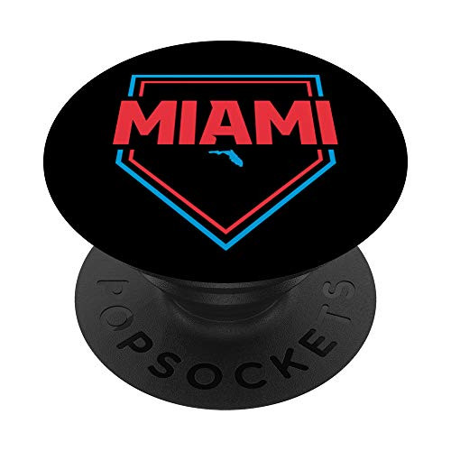 Vintage Miami Baseball Florida Home State PopSockets Grip and Stand for Phones and Tablets Vintage Miami Baseball Florida Home State PopSockets Grip and Stand for Phones and Tablets