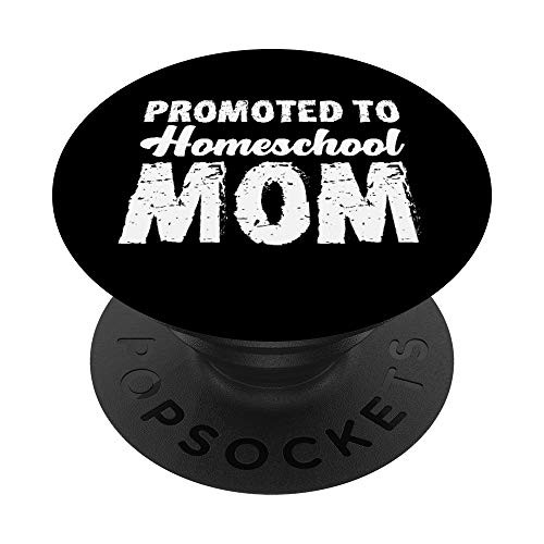 Funny Homeschool Mom Gift for Home School Mama PopSockets Grip and Stand for Phones and Tablets