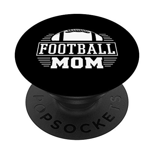 Proud FOOTBALL MOM - I love my football player - Classic PopSockets PopGrip Swappable Grip for Phones  and  Tablets