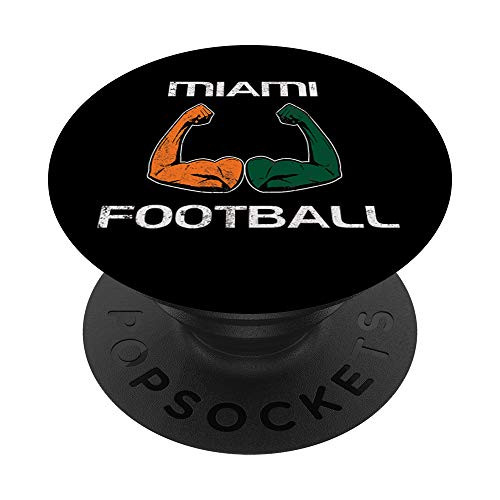Miami Sports Fan Cool College Football Game Day Gifts PopSockets PopGrip Swappable Grip for Phones and Tablets Miami Sports Fan Cool College Football Game Day Gifts PopSockets PopGrip Swappable Grip for Phones and Tablets
