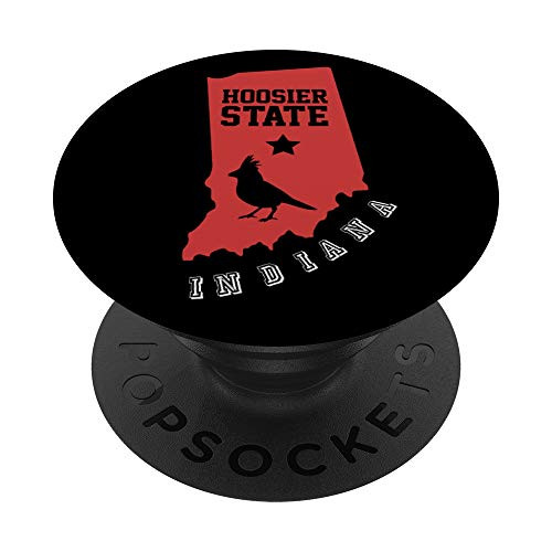Indiana Native Home Souvenir The Hoosier State Pride Gift PopSockets Grip and Stand for Phones and Tablets