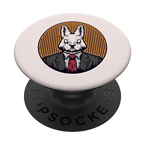 Boss rabbit vector Gaming Gifts for Gamer Video Games PopSockets Grip and Stand for Phones and Tablets