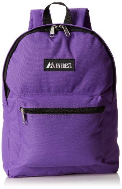 Everest Basic Backpack, Dark Purple, One Size