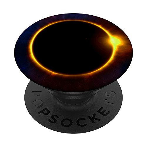 Space Moon Eclipse Solar System Art Design Gift PopSockets Grip and Stand for Phones and Tablets
