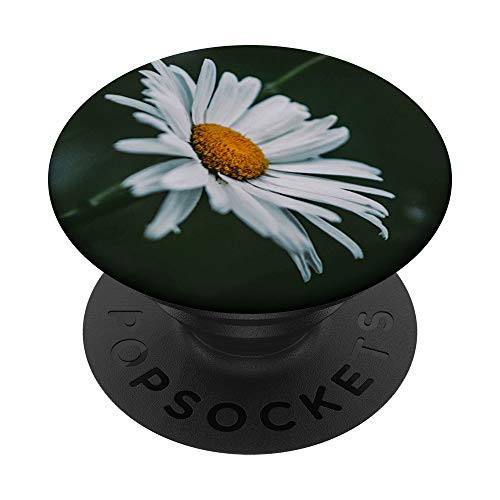 Simple White Daisy-Flower PopSockets Grip and Stand for Phones and Tablets Simple White Daisy-Flower PopSockets Grip and Stand for Phones and Tablets