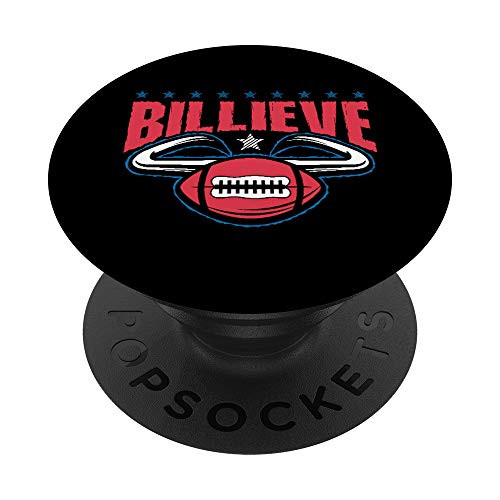 Billieve - Bills NY Buffalo Football Fan PopSockets PopGrip Swappable Grip for Phones and Tablets Billieve - Bills NY Buffalo Football Fan PopSockets PopGrip Swappable Grip for Phones and Tablets