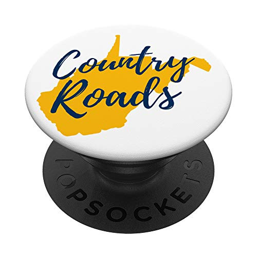 Country Roads West Virginia State Map Home PopSockets Grip and Stand for Phones and Tablets Country Roads West Virginia State Map Home PopSockets Grip and Stand for Phones and Tablets