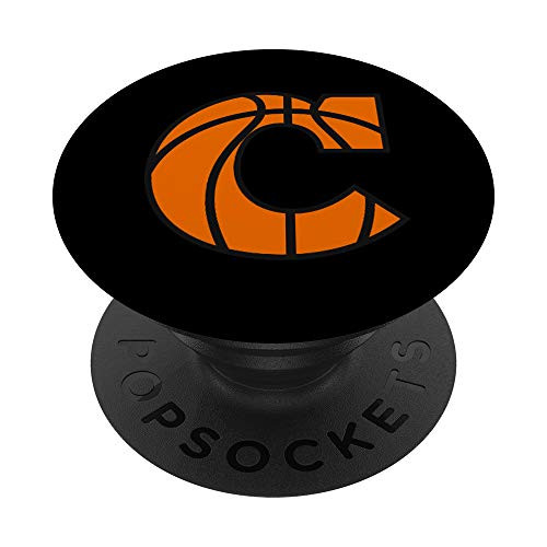 Basketball Pop Socket - Basketball Popsocket - Letter C PopSockets PopGrip Swappable Grip for Phones  and  Tablets