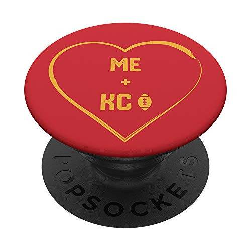 Cute Me Plus Kansas City Football Heart PopSockets PopGrip Swappable Grip for Phones and Tablets Cute Me Plus Kansas City Football Heart PopSockets PopGrip Swappable Grip for Phones and Tablets