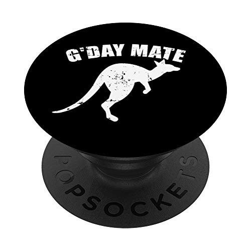 Gday mate australia kangaroo PopSockets PopGrip Swappable Grip for Phones  and  Tablets