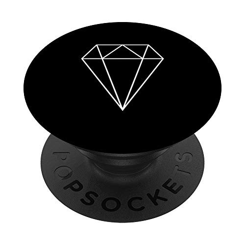 Minimalist Simple Diamond Outline PopSockets Grip and Stand for Phones and Tablets Minimalist Simple Diamond Outline PopSockets Grip and Stand for Phones and Tablets