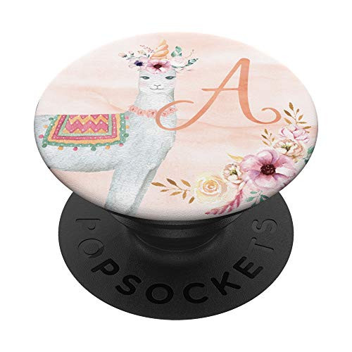 Llamacorn Llama Alpaca Monogram Name Initial Letter A PopSockets PopGrip Swappable Grip for Phones and Tablets Llamacorn Llama Alpaca Monogram Name Initial Letter A PopSockets PopGrip Swappable Grip for Phones and Tablets