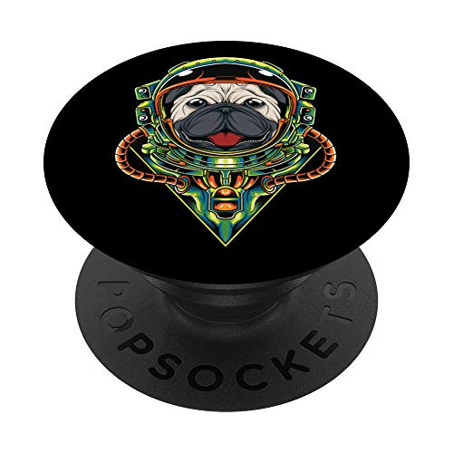 Pug Dog Astronaut Solar System Planets for Pug Moms and Dads PopSockets Grip and Stand for Phones and Tablets Pug Dog Astronaut Solar System Planets for Pug Moms and Dads PopSockets Grip and Stand for Phones and Tablets