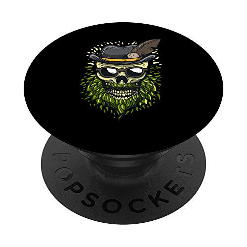 Hop Skull Beer Gift For A Brew Master Or Home Brewer PopSockets PopGrip Swappable Grip for Phones  and  Tablets