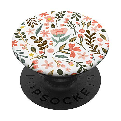 Floral Flower Pattern Bouquet Botanical Garden Teal Pink PopSockets Grip and Stand for Phones and Tablets Floral Flower Pattern Bouquet Botanical Garden Teal Pink PopSockets Grip and Stand for Phones and Tablets