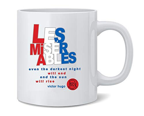 Poster Foundry Les Miserables Victor Hugo Book Cover Art Ceramic Coffee Mug Tea Cup Fun Novelty Gift 12 oz