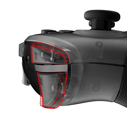 eXtremeRate Clicky Hair Trigger Kit for Nintendo Switch Pro Controller Shoulder Buttons Custom Flashshot Trigger Stop Flex Cable for Nintendo Switch Pro Controller eXtremeRate Clicky Hair Trigger Kit for Nintendo Switch Pro Controller Shoulder Buttons Custom Flashshot Trigger Stop Flex Cable for Nintendo Switch Pro Controller