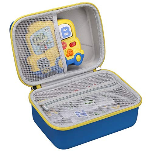 Aproca New Blue Hard Storage Travel Case for Leapfrog Fridge Phonics Magnetic Letter Set