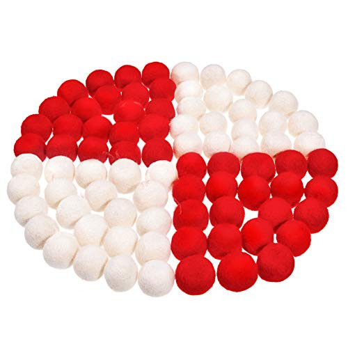100 Pieces Wool Felt Balls Valentines Day Felt Pom Pom Balls Multicolor Hand-Felted Wool Beads Felt Balls for DIY Decoration Red White Rose Red Light Purple Pink 100 Pieces Wool Felt Balls Valentines Day Felt Pom Pom Balls Multicolor Hand-Felted Wool Beads Felt Balls for DIY Decoration Red White Rose Red Light Purple Pink