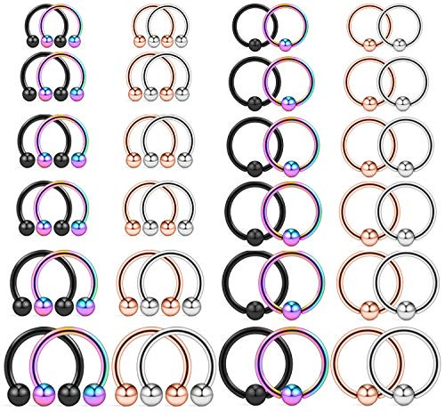 Yaalozei 16G Cartilage Earring Hoop Septum Jewelry Helix Earring Tragus Earring Lip Ring Stainless Steel Nose Hoop Ring Septum Eyebrow Cartilage Helix Tragus Earring Piercing Jewelry for Women Men Yaalozei 16G Cartilage Earring Hoop Septum Jewelry Helix Earring Tragus Earring Lip Ring Stainless Steel Nose Hoop Ring Septum Eyebrow Cartilage Helix Tragus Earring Piercing Jewelry for Women Men