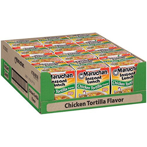 Maruchan Instant Lunch Chicken Tortilla 2_25 Oz Pack of 12