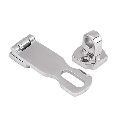 Maxmartt Boat Stainless Steel Locker Latch Clamp Anti-Rattle Marine Hatch Fastener 75MM