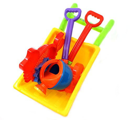 PowerTRC Beach Toys | Sand Molds | Sand Pit Toys | Sandbox Toys | Sand Buckets | Sand Castle Building Kit | (Rake/Shovel Kit)