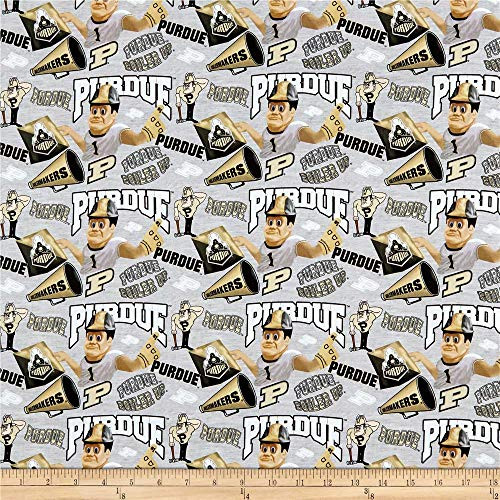 Sykel Enterprises NCAA Purdue Collegiate Mascot Multi Fabric by the Yard Sykel Enterprises NCAA Purdue Collegiate Mascot Multi Fabric by the Yard