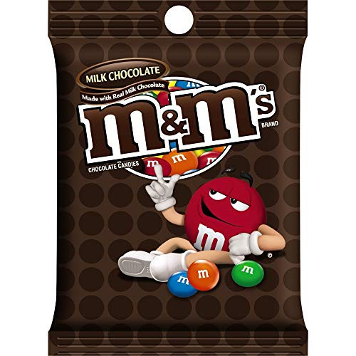 M and MS Milk Chocolate Candy 2_83-Ounce Bag Pack of 12