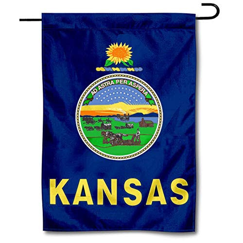 Sports Flags Pennants Company State of Kansas Garden Flag Yard Banner Sports Flags Pennants Company State of Kansas Garden Flag Yard Banner