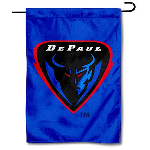 College Flags  and  Banners Co_ DePaul Blue Demons Blue Garden Flag