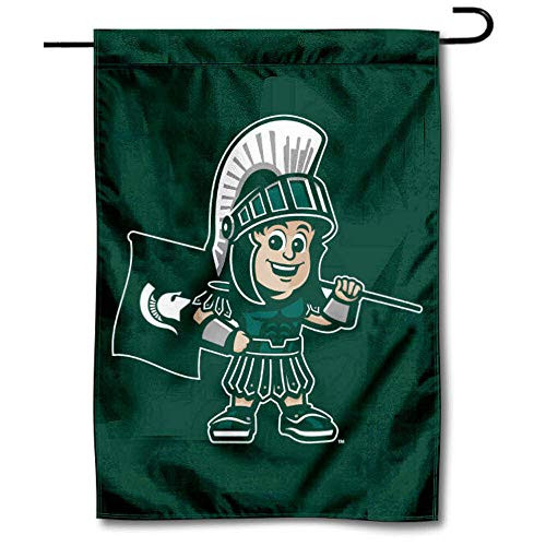 College Flags  and  Banners Co_ Michigan State Spartans Baby Sparty Garden Flag