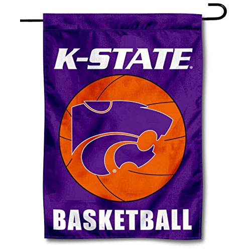 College Flags  and  Banners Co_ Kansas State Wildcats Basketball Garden Flag College Flags  and  Banners Co_ Kansas State Wildcats Basketball Garden Flag