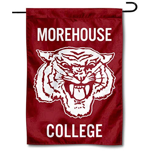 College Flags  and  Banners Co_ Morehouse Maroon Tigers Garden Flag