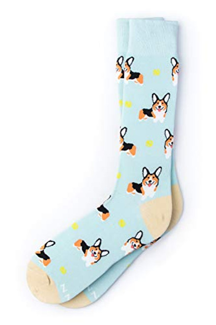 Lifes Ruff Corgi Dog Hipster Novelty Crew Carded Cotton Mens Socks 1 Pair Lifes Ruff Corgi Dog Hipster Novelty Crew Carded Cotton Mens Socks 1 Pair