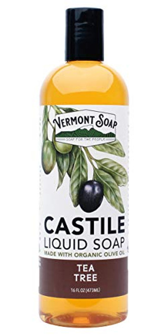 Vermont Soap Organics - Tea Tree Liquid Aloe Castile Soap 16oz Vermont Soap Organics - Tea Tree Liquid Aloe Castile Soap 16oz